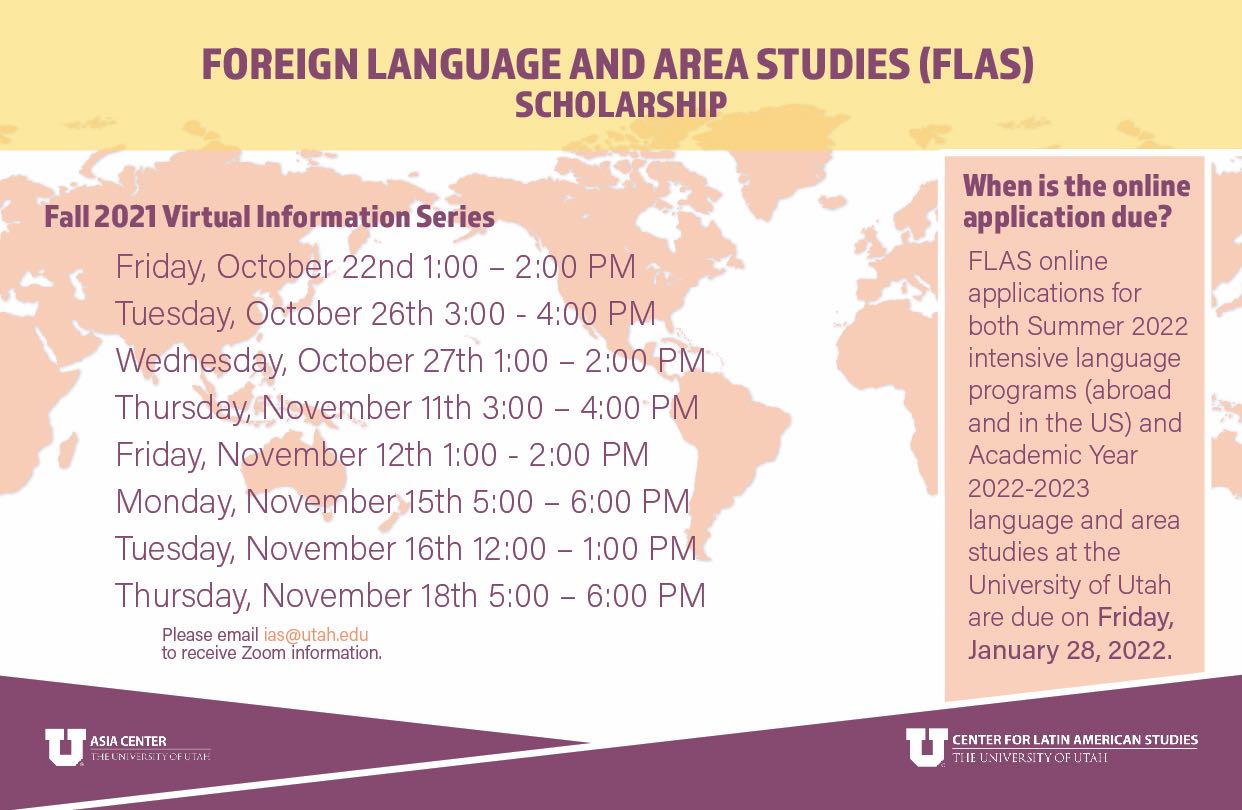 FLAS information sessions