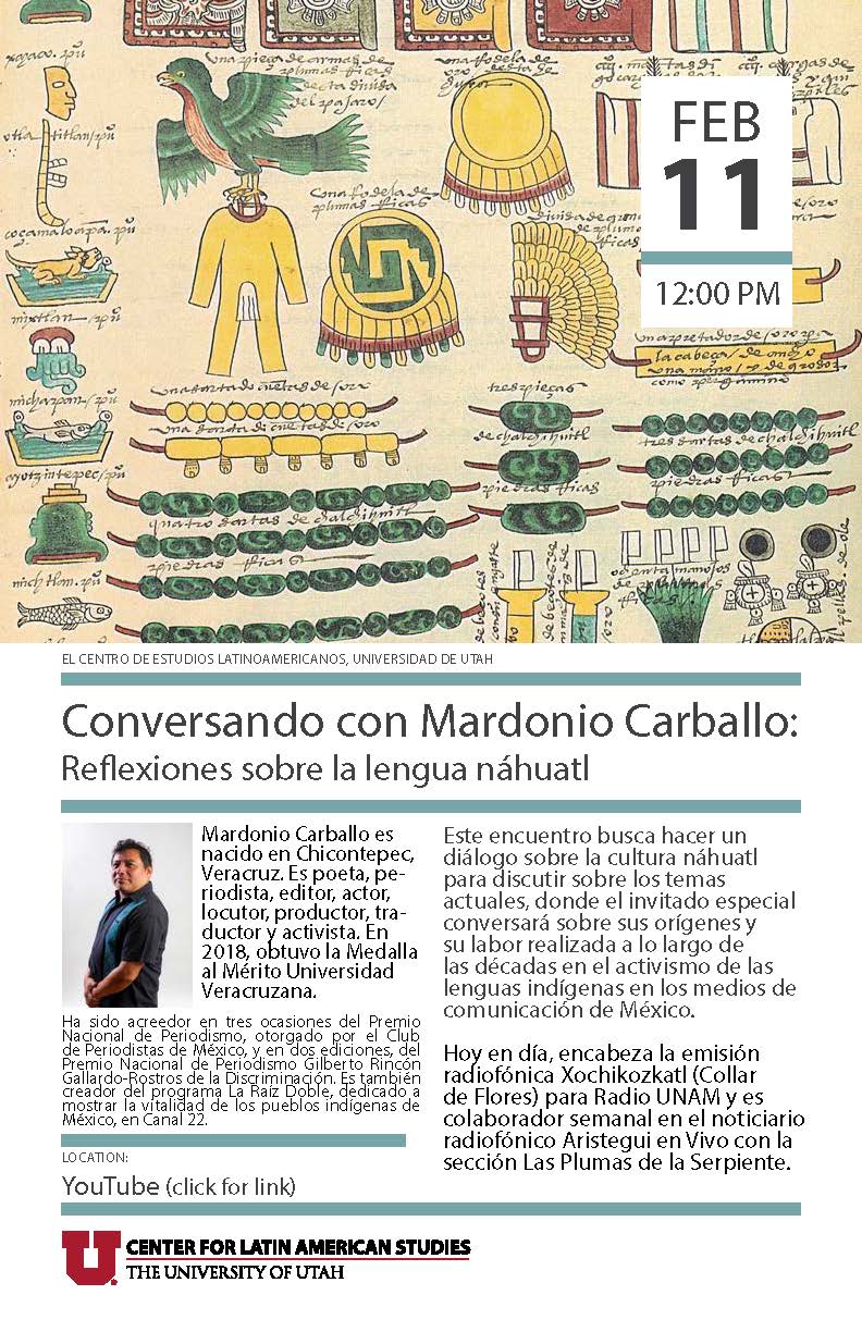 Mardonio Carballo flyer