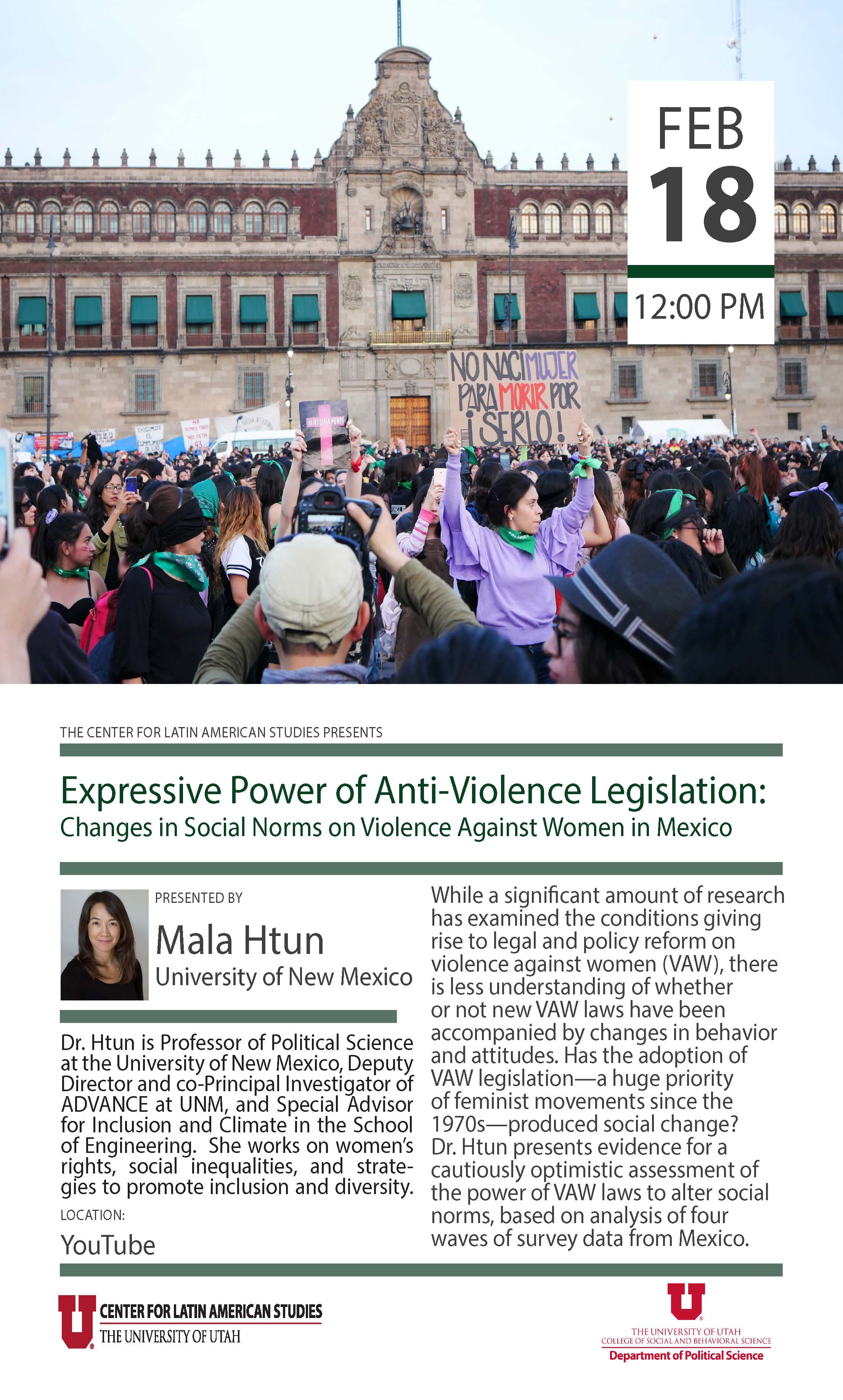 Expressive Power of Anti-Violence Legislation: Changes in Social Norms on Violence Against Women in Mexico